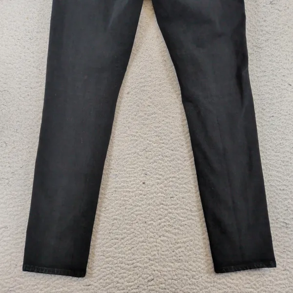 Levis Premium 311 Shaping Skinny Jeans Womens 26 Black Mid Rise Denim 19626-0098 - Image 10