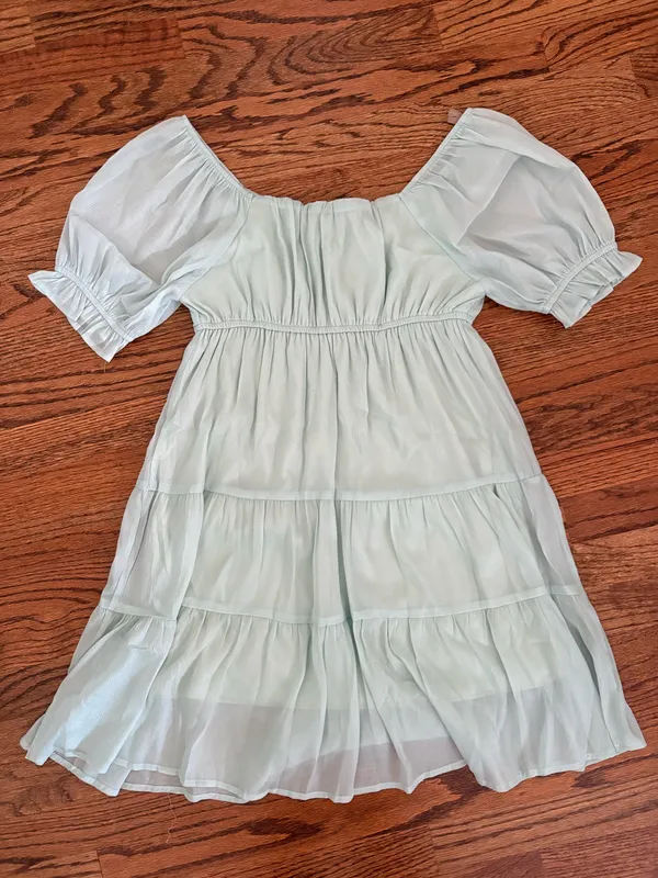 Boutique green mini dress - Image 4