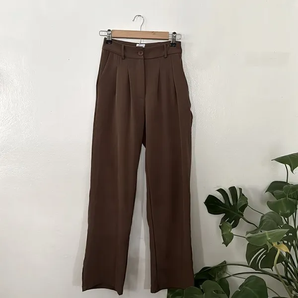 Princess Polly Women's Brown trousers EUC - Image 2