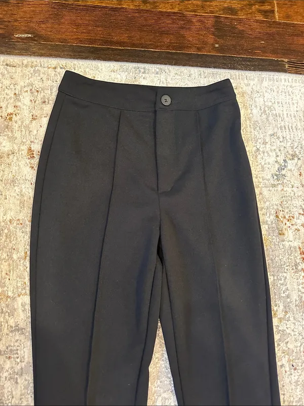 SheIn Women’s Black Flared Dress Pants - Image 2