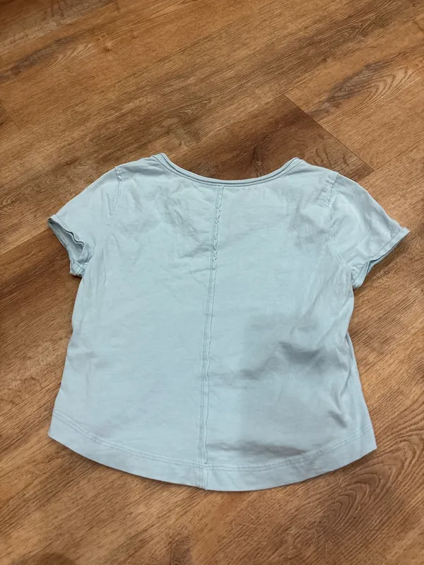 Pilcro Anthropologie blue tee - Image 3