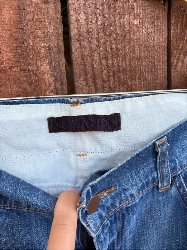 J. Brand Medium Wash Wide Leg Flare Trouser Jeans - Image 2