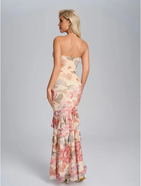 Floral Maxi Dress Multiple Size XS - Image 2