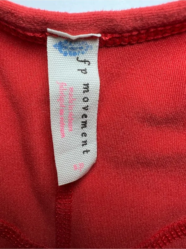 FP Movement Side To Side Performance Onesie in Neon Coral FREE PEOPLE - Image 6