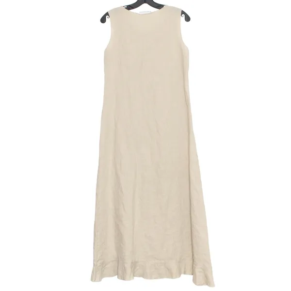Bryn Walker Linen Dress S Minimalist Lagenlook Maxi Coastal Capsule Resort Boho - Image 5