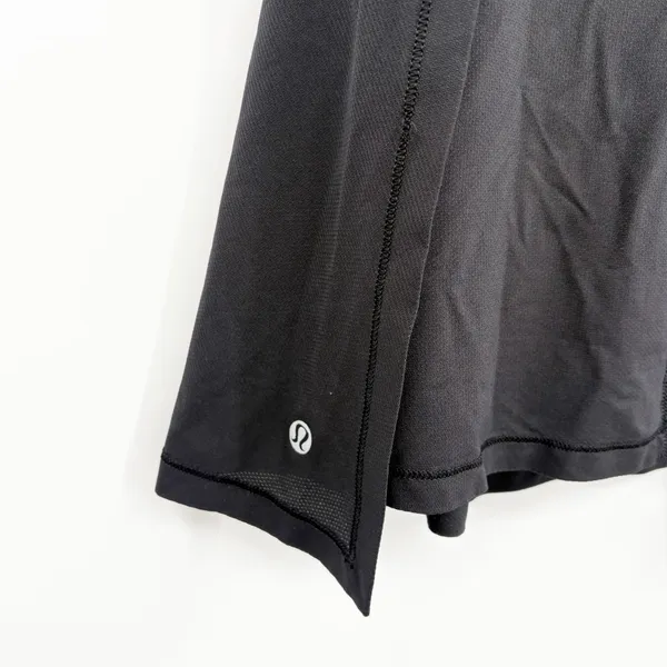 Lululemon Womens‎ Black Mesh Trim Athletic Yoga Workout Gym Tank Top Size 6 - Image 4