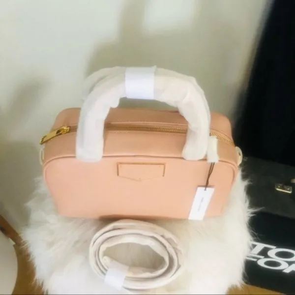 Marc Jacobs Voyager‎ Leather Mini Satchel, Luxury Italian Leather, Pink, NWT - Image 12