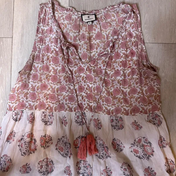 Tuckernuck‎ Salty Paloma Cane Dress tiered cottagecore coquette boho coastal M - Image 3