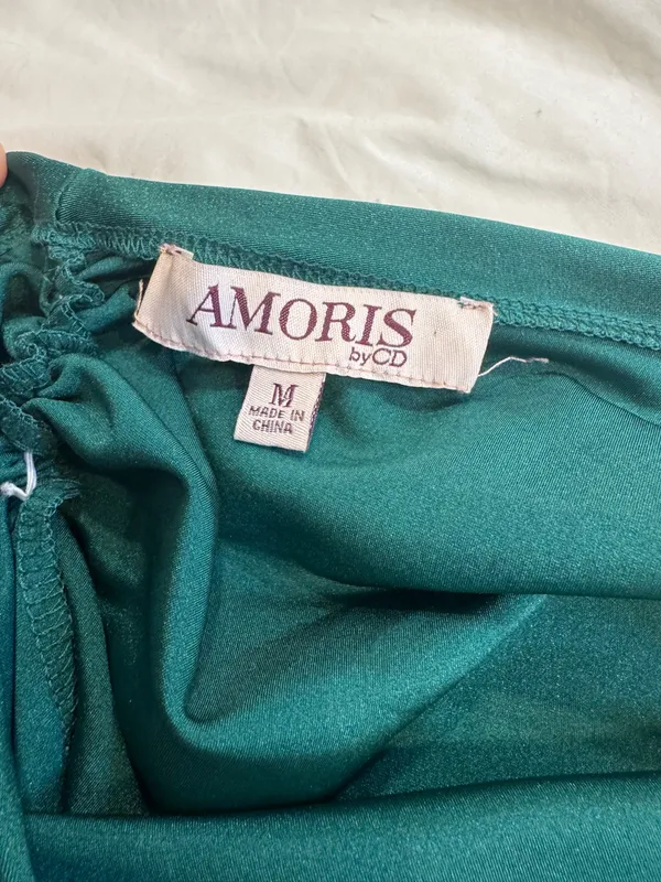 Amoris maxi dress open back Green Size M - Image 4