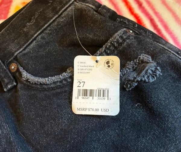 Free People Jean Shorts - Image 5