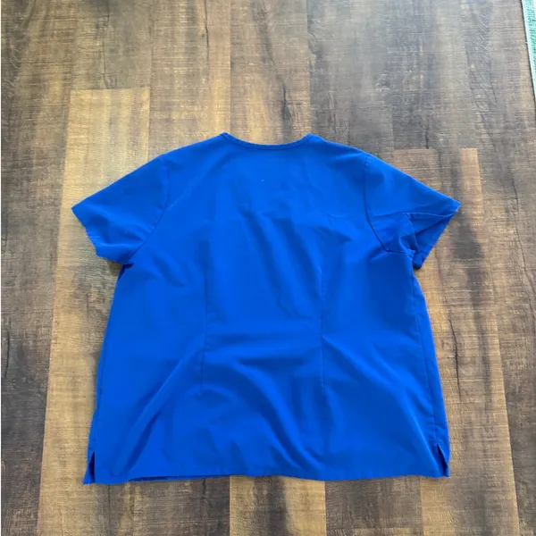 Figs Casma Three-Pocket Scrub Blue Top Size 3XL - Image 2