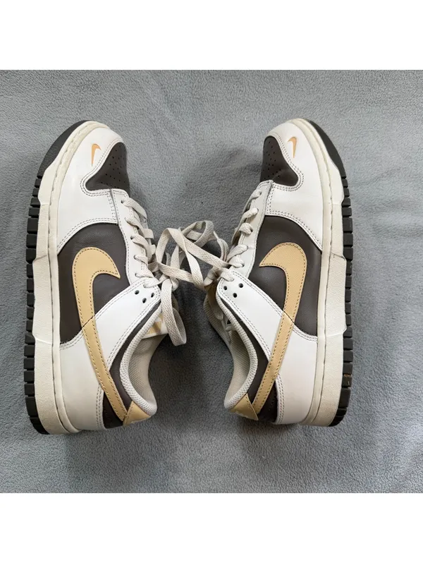 Nike Dunk Low Women’s Sesame Ironstone Phantom Brown Sneakers Size 7.5 - Image 4