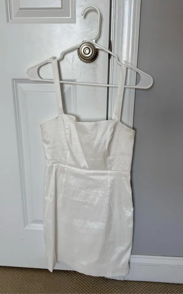 Beginning Boutique White Mini Dress - Image 2