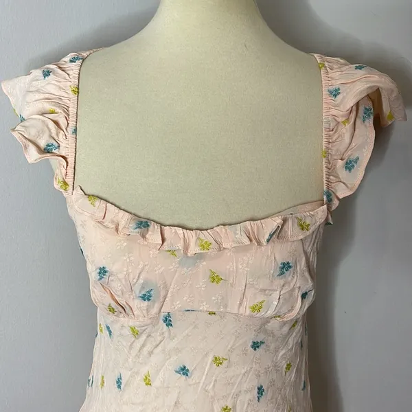 By‎ Anthropologie Scallop Baby Midi Dress - Image 9