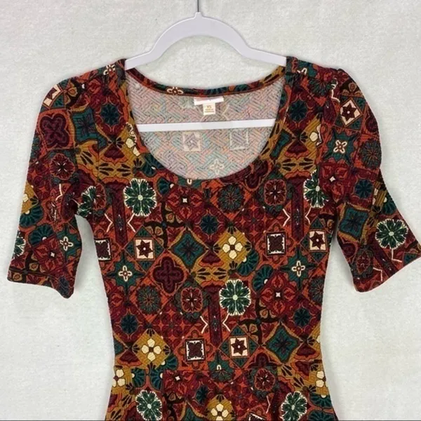 LuLaRoe‎ Floral Print A-Line Dress - Image 3