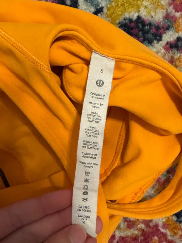 Lululemon Align Tank Orange - Image 3