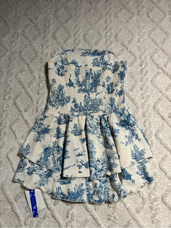 Cider strapless mini dress medium - Image 2
