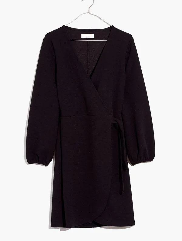 Madewell Texture & Thread Long-Sleeve Side-Tie Dress - Image 5