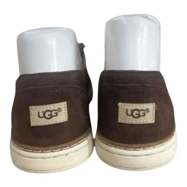 Ugg Carilyn Women Brown Leather Shoes Size 5 Suede Lace Up Casual Shoes Comfort - Image 6