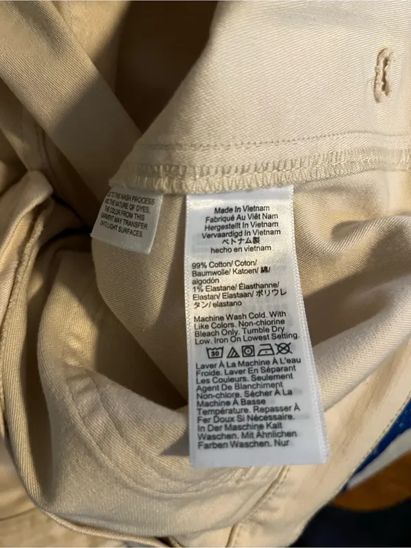 J Crew Cream Camp Pocket Wide Leg Pants 32 High Rise Utility Minimalist Cotton - Image 6