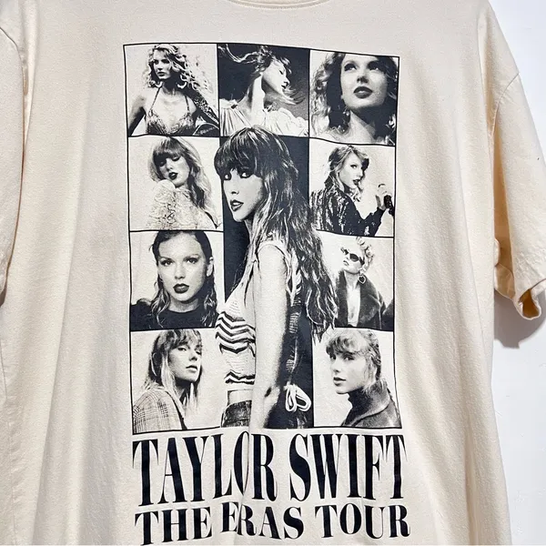 Taylor Swift Graphic Cream Tee - Image 2