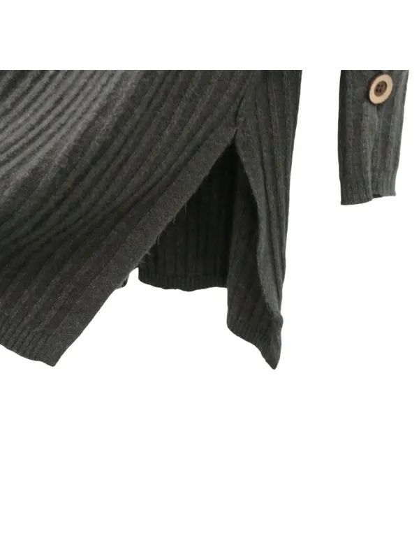 Free People Intimately Around the Clock Pullover Henley Button Sweater XS - Image 5
