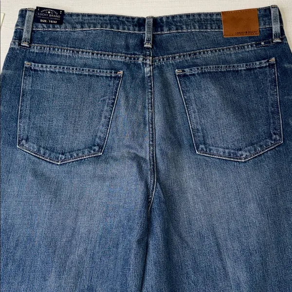 Lucky Brand Blue Wide Leg Crop Jeans - Image 8