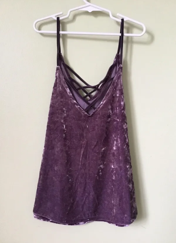 American Eagle Velvet Tank Top - Image 3