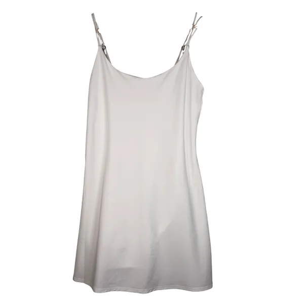 Abercrombie Fitch White Slip Dress Spaghetti Strap‎ Mini Dress Womens - Image 3