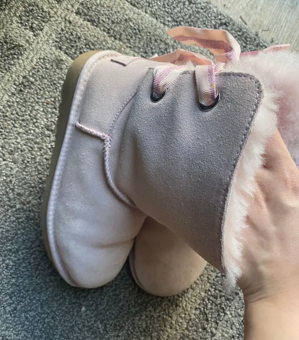 light pink customizable  bailey boots - Image 4