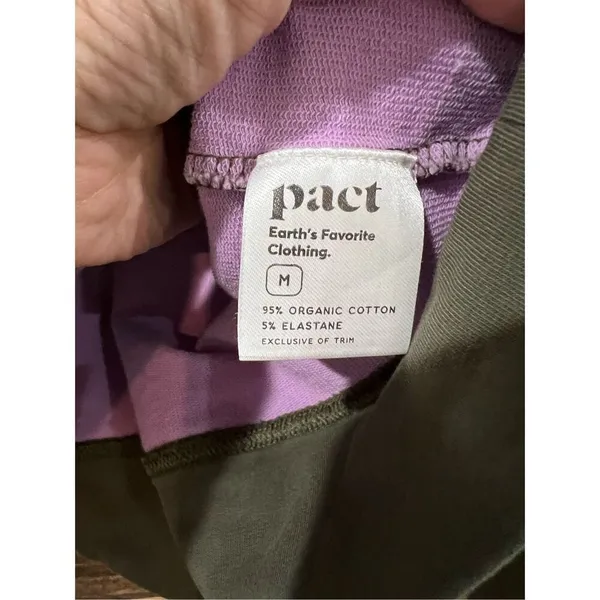 Pact sweatshirt organic cotton sz M - Image 4