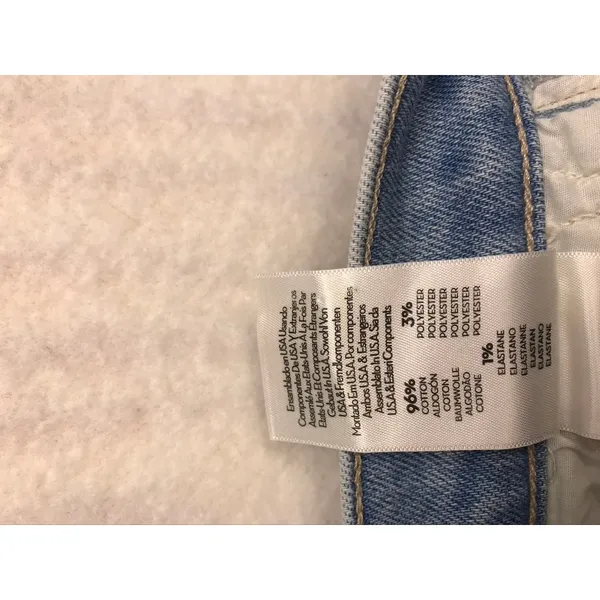 MOTHER The Insider Crop Step Fray Jeans Can You‎ Dig It Blue Denim 26 1157-1351 - Image 4