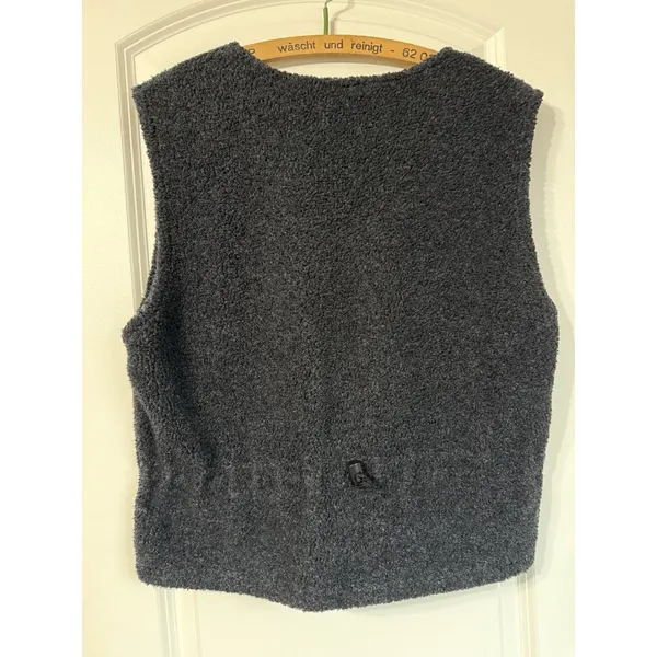 Vintage Kelly Sport Yukon Fleece Vest Women’s Medium Gray Zip‎ Up Made in Canada - Image 11