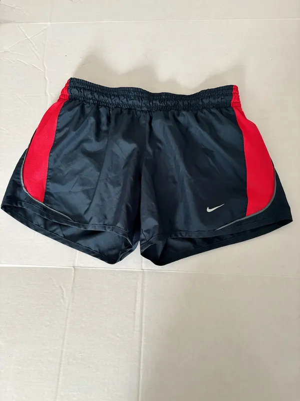 Nike Dri-Fit Black & Red Running Shorts Women’s Small Athletic Workout - Image 5
