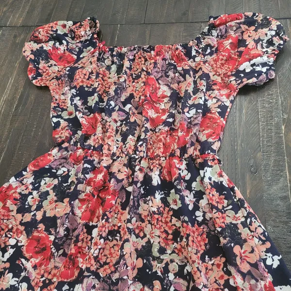 Source Unknown Love J Women’s Floral Sleeveless Dress – Multicolored Size Large - Image 2