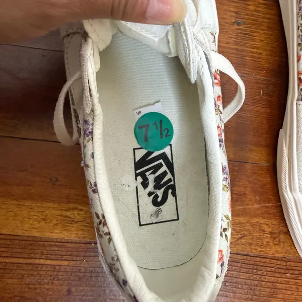 Vans Sk8-Low Vintage Floral Marshmallow - Image 7