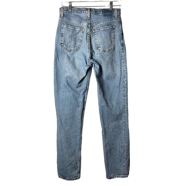 Abercrombie & Fitch‎ Jeans Womens 27/4 Blue '90s Straight Ultra High Rise Jeans - Image 2