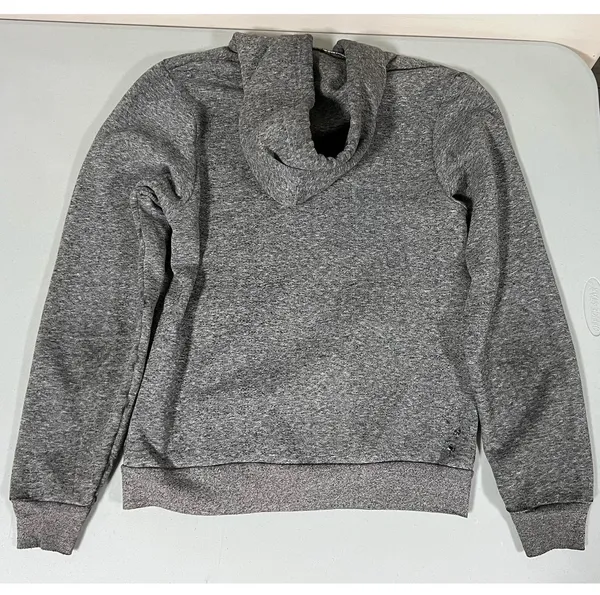 American Apparel Gray Marled Zipper Sweater Sweatshirt Hoodie Outerwear XS 🩶 - Image 4