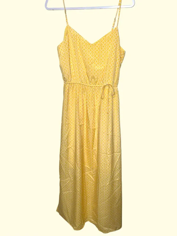 Maurices Yellow Spaghetti-Strap Maxi Dress - Lightweight Summer Style - Image 3