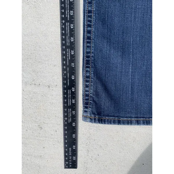Rock 47 by Wrangler Women’s 11/12 Bootcut Jeans 33x34 Blue Rhinestone Pockets - Image 15
