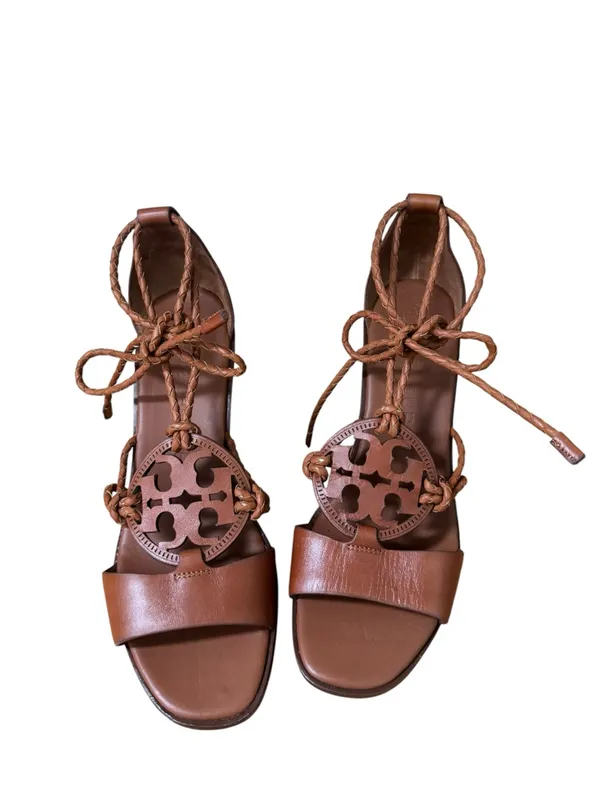 Tory Burch Miller Braided Wedge Sandals - Image 2