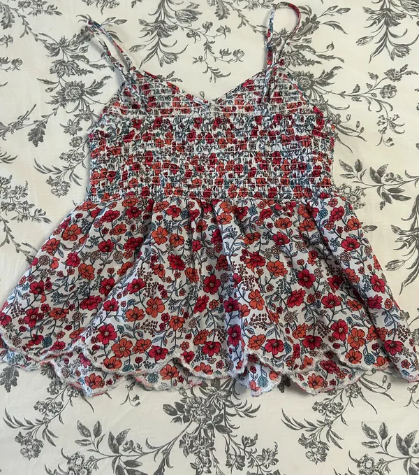 Red Floral Tank - Image 2