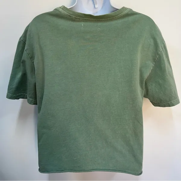 PacSun s embroidered feelings Green Graphic Tee - Image 5