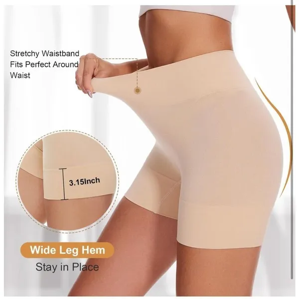 NEW Shapewear Shorts Anti Chafing Boyshorts Seamless Slip Shorts L - Image 4