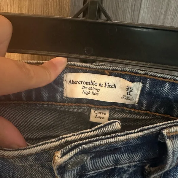 Abercrombie Curve Love Cutoff Skinny Jeans - Image 2