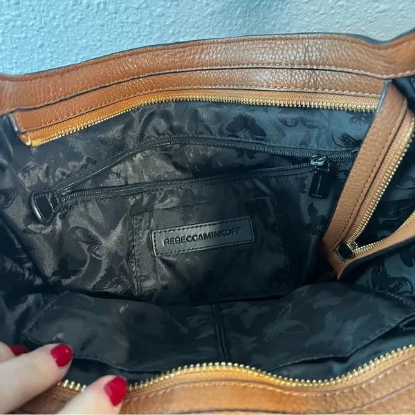 Rebecca Minkoff Chestnut Leather Bag - Image 5