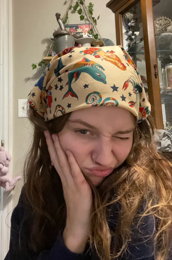 traditional print bandana - Image 3