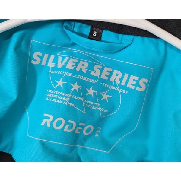 Rodeo Silver Series Women's Ski Snowboard Jacket Size S Ombre Purple Green Blue‎ - Image 4