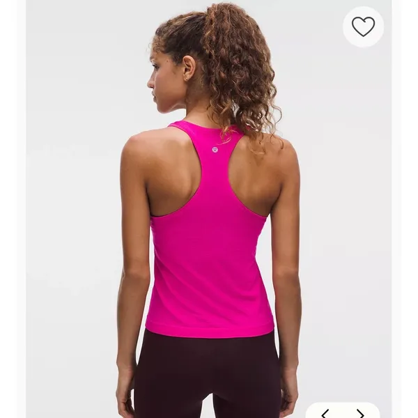 Lululemon Cool Racerback Tank Top Pink Yoga Athletic Gym Shirt - Image 2
