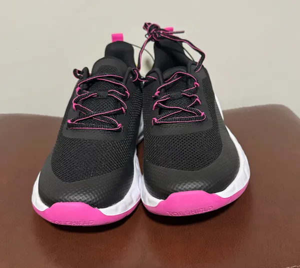 All In Motion Pink and Black Sneakers - Image 3